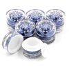 XP Design Hand Cream Aroma Cream Case Refill Container Bottle Gel Subdivision Refill Accessories (Blue 0.2 oz (5 g), 6 Pieces)