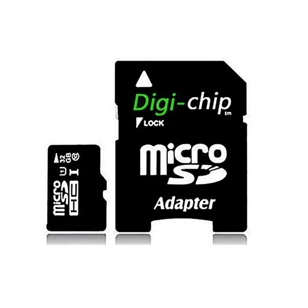 Digi Chip 32GB Micro-SD Memory Card for Wifi Security Camera, IP Camera and Indoor Wifi Camera - ieGeek, SV3C, Yi, Victure, Fredi, Sannce, Cooan, iGeek Cameras