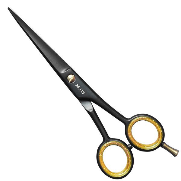 MJW Professional Hairdressing Scissors – 6.5” Stainless Steel Hair Cutting Barber Shears for Salons and Home, Ideal Mustaches, Beard Hair Trimming Scissors for Men, Women and Kids