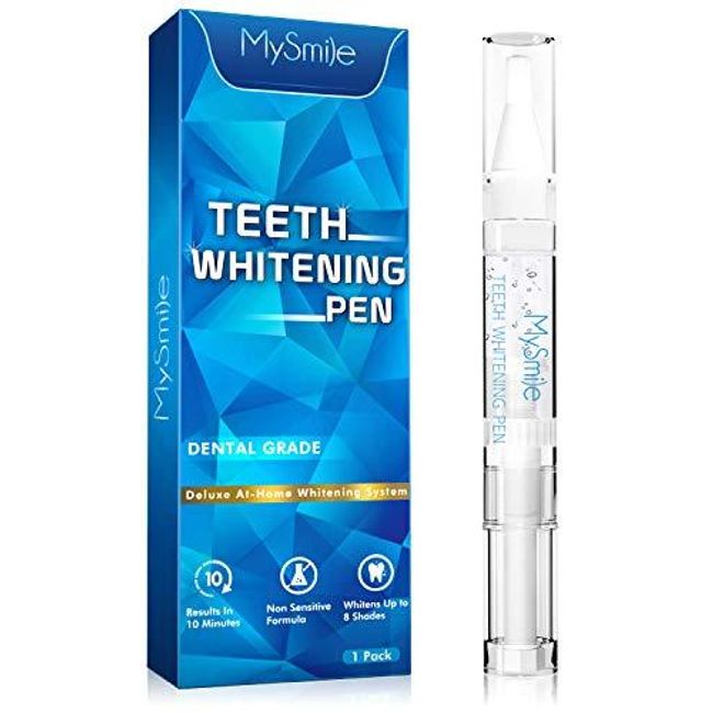 MySmile Teeth Whitening Pen, Non-Sensitive Teeth Whitener Pen, 35% Carbamide Peroxide Teeth Whitening Gel Pen for Teeth Bleach