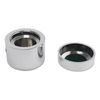 Chrome Curved Swingarm Frame Inserts & Pivot Bolt Fit For Harley Softail Fat Boy