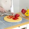 Harumi Kurihara Round Cutting Board (Small), Mustard