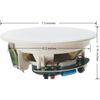 4*Herdio 6.5" 600W Ceiling Speakers Wireless Bluetooth Home Kitchen Wall Speaker