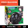 VFM - Deluxe Gaming LED Headset & Mic With Comfort Padding - Warrior World