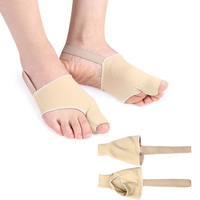 Colexy 1 Paar Hallux Valgus Korrektur Bandage, Hallux Valgus Zehenspreizer mit Ballenschutz, Hallux Valgus Korrektur Zehenspreizer Socken, für Hallux Valgus Schwielen Bunion Sleeve Nachtschiene - L