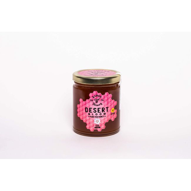 Rango Honey, 100% Pure, Raw and Unfiltered Sonoran Desert Bloom; 12oz. Glass Jar; From hive to home