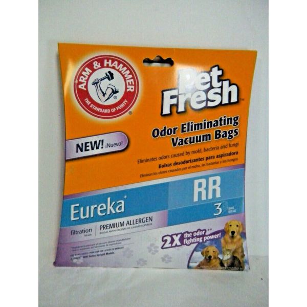 Eureka RR Lot of 8 Arm & Hammer Pet Odor Eliminating Vacuum Bags 4800 Series