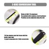 Ebike Conversion Bottle Battery Pack Adapter for Bottle Battery E-bike,Aluminum Black,5mm
