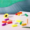 80 Pieces Chewies Aligner Aligner Tray Seaters Chewies Colourful Aligner Seater Chewies Chompers, 8 Colors