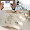 8 Pieces Alphanumeric Template, Reusable, Drawing Template, DIY Craft Accessories, Plastic Template.