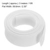 sourcing map Expandable Sleeving,2 3/8-inch 10ft Cable Sleeve, White