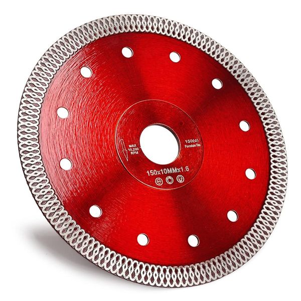 Casaverde 150mm Tile Saw Blade Super Thin Diamond Cutting Disc Porcelain Blade for Granite Marble Ceramic Tiles