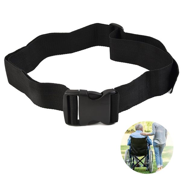 Wheelchair Adjustable Buckle Strap, 71 Inch/180cm Safety Leg Chest Waist Belt Seat Restraint, High Chair Geriatric Armchair Lap Seatbelt Extender for Mobility Scooter Elderly Ambulance Stretcher