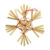 ScandinavianShoppe Straw Ornament Assortment - 48 pc, Natural