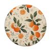 Orange Fruit Pattern Botanical PopSockets Adhesive PopGrip