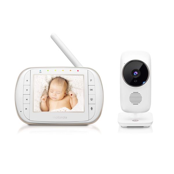 Motorola Baby Smart Video Baby Monitor with Wi-Fi & 3.5" Color LCD Parent Unit,