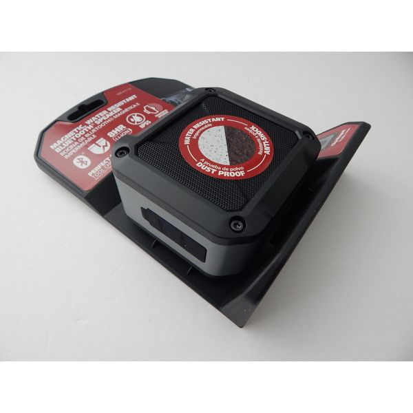 Universal Magnetic Water Resistant Dust Proof Bluetooth Speaker Black