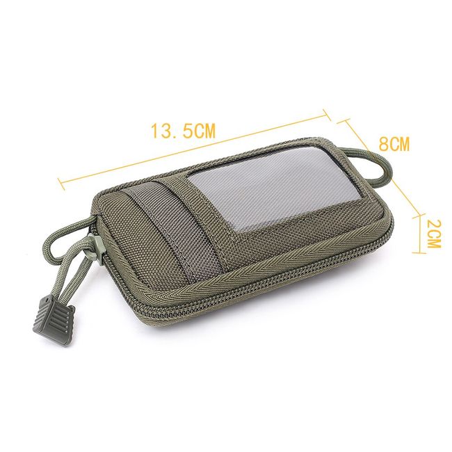 Tactical Molle Wallet Pouch Coin Card Holder Storage Bag Money Pouch Pack