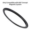 K&F Concept 67-77mm Magnetic Filter Adapter Ring Step-Up Rings
