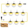YXL 130W 16000LM Construction Lights String 100FT Industrial LED String Work ...