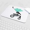 CafePress Baby Stroller Mousepad Non-Slip Rubber Gaming Mousepad