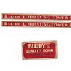 BUDDY-L HOISTING TOWER DECAL SET