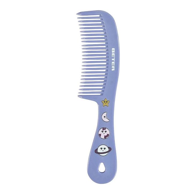 Beter - Hair comb Born from the Stars, Rounded Tips, Curly Hair Comb, No TangleFree and Detangling, Wide tooth comb, Curly, Detangles and Combs Gently