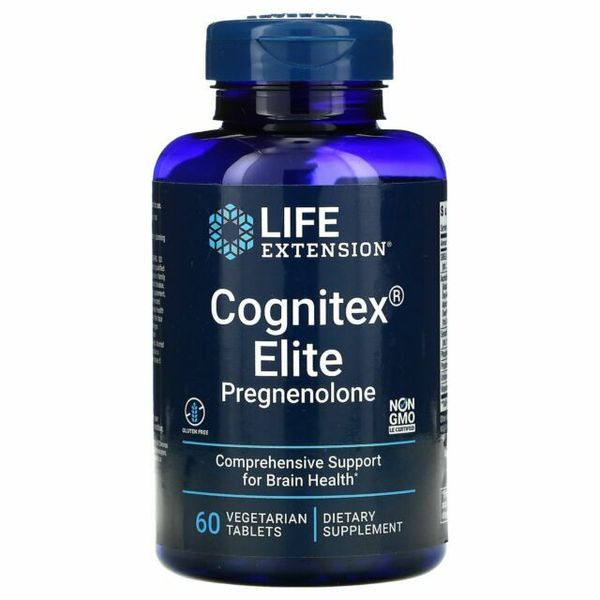 Life Extension Cognitex Elite Pregnenolone 60 Tabs