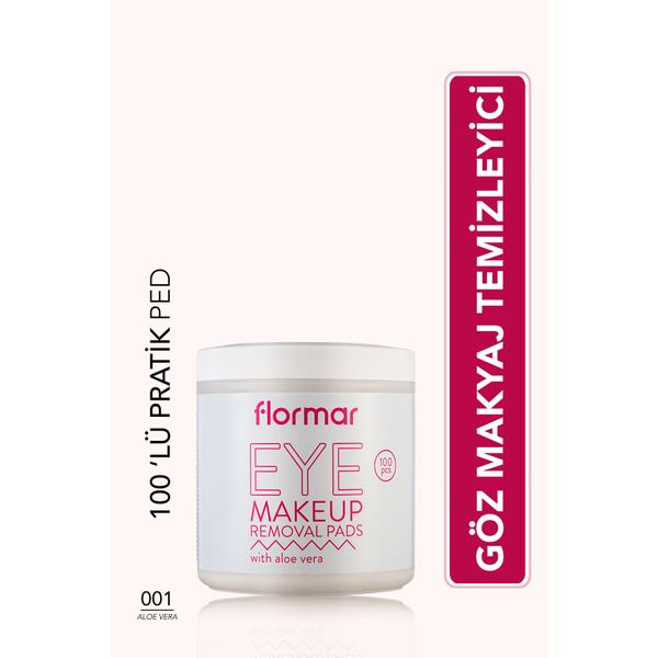 100'lü Göz Makyaj Temizleyici - Eye Makeup Removal Pads - 001 - 8690604557363