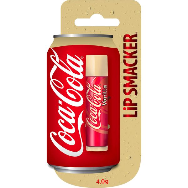 Lip Smacker - Coca-Cola Collection - Vanilla Coke Lip Balm for Kids - Vanilla Coke Flavour - Sweet Gift for Your Friends - Single Blister Pack