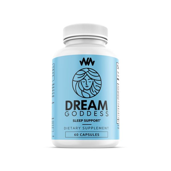 Warped Wellness Womens Sleep Support Supplement | Female Specific Relaxation Sleep Aid | Dream Goddess | Calm Mind | Enhance Rest Support Vitamin