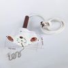 Pendant Light Hanging Ceiling 2 Lights Ceiling Light E26 Socket with 3 Drawcord Switch Night Light Bulb 23.6 inches (60 cm)