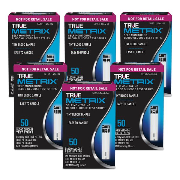 TRUE METRIX Glucose Diabetic Test Strips 300 Strips ( 50CT X 6) Exp 05/24