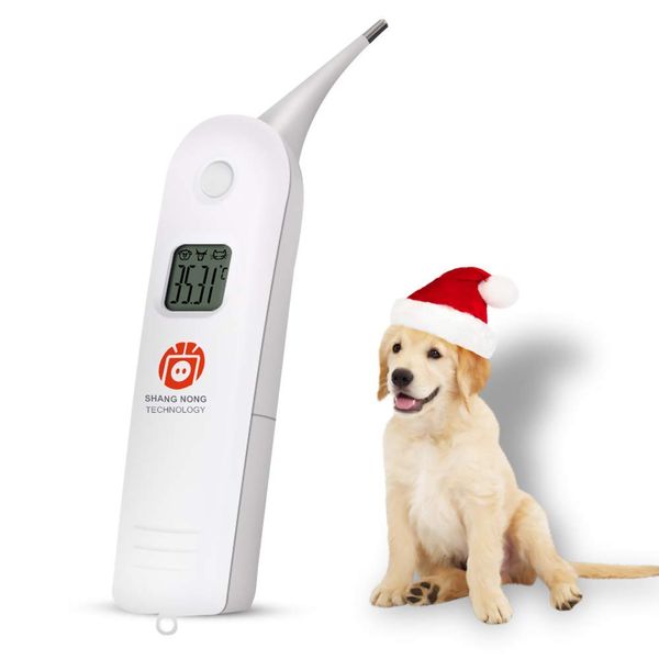 Animal Electronic Ehermometer Pet Thermometer Digital Thermometer is a Fast Rectal Thermometer for Dogs,Horse, Cats, Pigs,Sheep