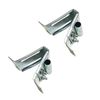 Garage Door Adjustable Top Bracket for Residential Doors, Adjustable Top Roller Bracket in Galvanized, Top Section Replace Bracket, Garage Doors Fixture Bracket (2 Pack)