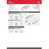 Push Open Undermounting Drawer Runner Full Extension Runners /3D Slides(1 Pair - 300mm)