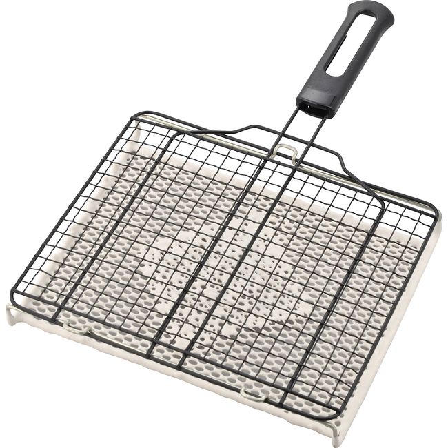 Wahei Freiz YR-3961 Yakitsudzumi Grilling Mesh, for Grilling Fish, Fluoroceramic Baking, for Gas Flame