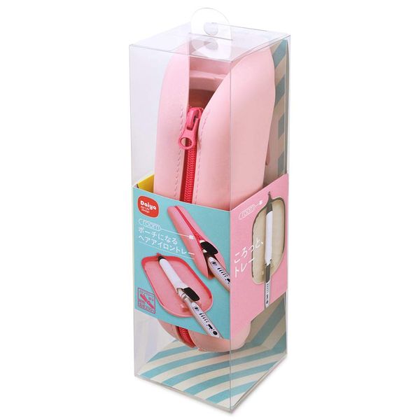 Diamond 057643 Rose Hair Iron Holder, Heat Resistant Temperature 586°F (230°C), Hair Iron Tray that becomes a Pouch