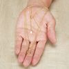 Philip Jones Gold Plated Double Layered Circle Necklace