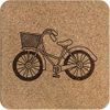 'Bike' Square Cork Trivet/Pot Stand (TR00013159)