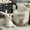 2x Bath & Body Works Candle Topper HANGING BUNNY Spring Easter Decor