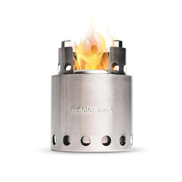 Solo Stove Lite Portable Camping Stove Stainless Steel Wood Burning Campfire