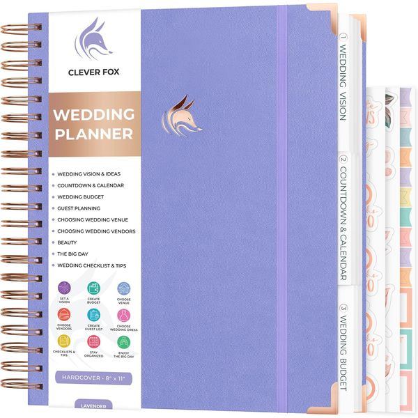 Clever Fox Wedding Planner – Notebook Organizer for Bride – Wedding Planning ...