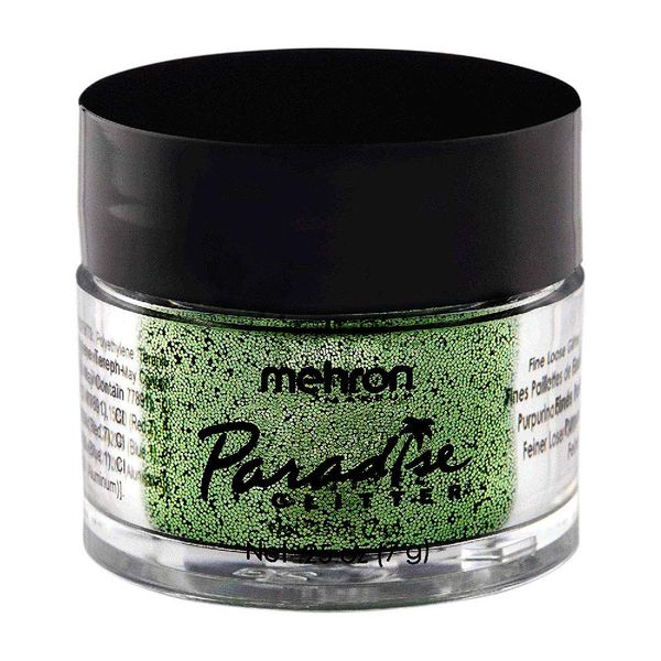 Mehron Makeup Paradise AQ Glitter (.25 oz) (Green)