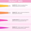 Brushworks HD 4 Piece Combination Tweezer Set - Brights