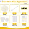 Auperwel 120g Wax Nose Wax Kit - Includes 30 Applicators for Quick & Painless Nose Hair Waxing, Perfect for Men and Women, Long Lasting Nose Hair Remover Wax Kit with 20-30 Uses- White
