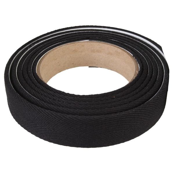 Jstpure for Cloth Padded Handlebar Tape Black - Single Roll