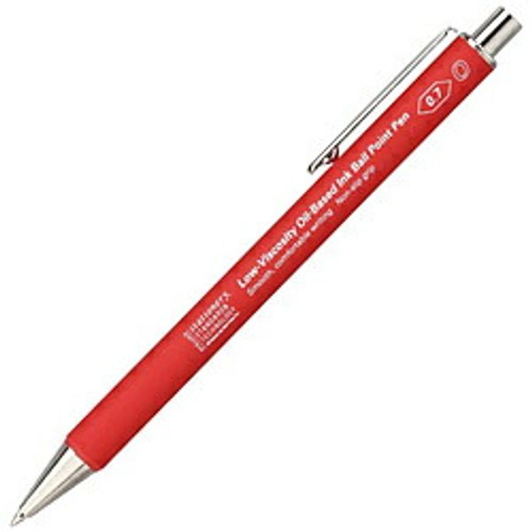 Nitto Low Viscosity Oil-Based Ballpoint Pen Red (Ink Color: Black) S5112 [0.7mm] S5112