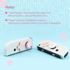 GeekShare Cat Paw Button Caps Daumengriff-Set, Joystick-Abdeckkappen kompatibel mit Nintendo Switch/OLED – Pink