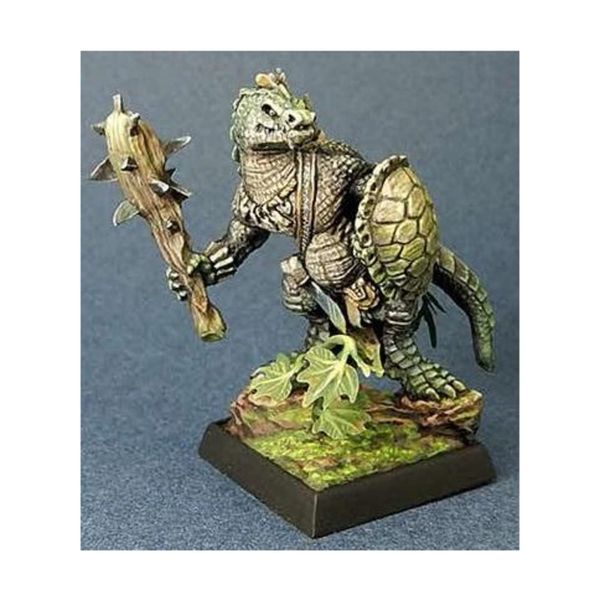 Reaper Lizardman with Club and Shield